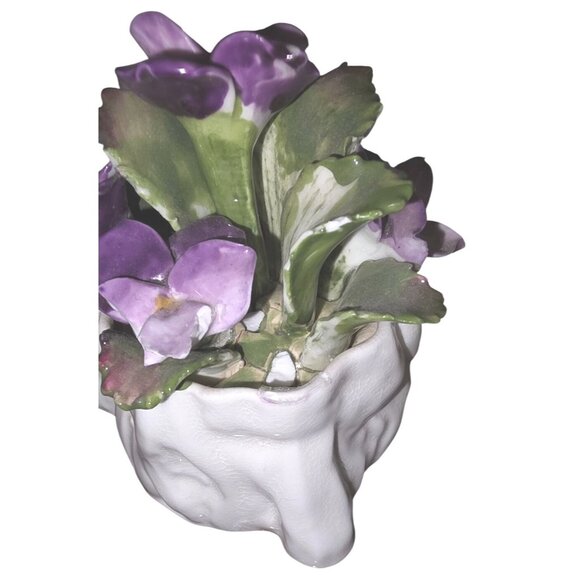 Aynsley Coalport Crown Bone China Floral Figurines Set Of 3 Hand-Painted England - Picture 8 of 16